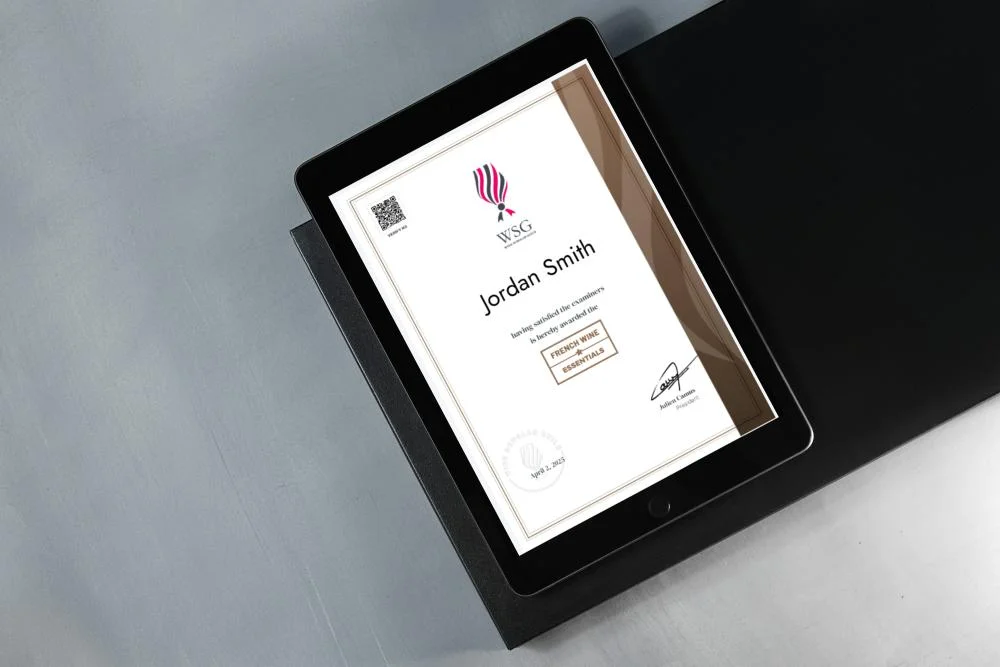 Wset Level 3 Award im Weinkurs