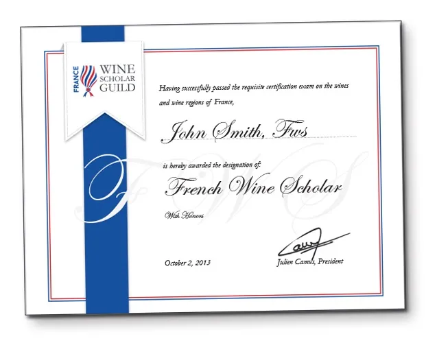 FWS-Diplom von John smith